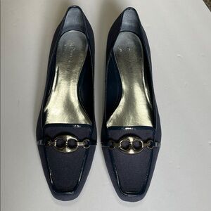 E-Brigette Etienne Aigner Blue slip on shoes size 10 M